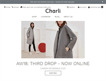 Tablet Screenshot of charli.com